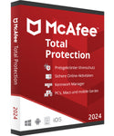 McAfee Total Protection 2024  1 Gerät 1 Jahr für MAC / Windows / Tablet