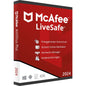 McAfee Livesafe 2025 1 Gerät 1 Jahr für Mac/Windows/Tablet