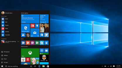Microsoft Windows 10 Pro Professional für 32 oder 64 Bit